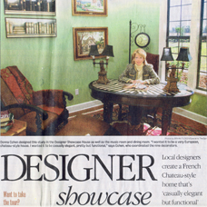 "Designer Showcase" Interior Design Article with Donna Cohen