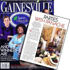 "Parties with Panache" Interior Design Article with Donna Cohen